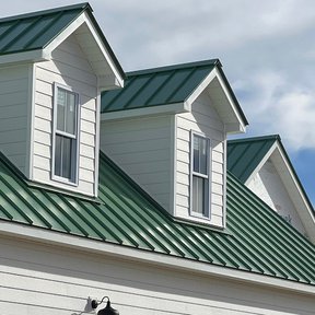 <div><h4>Aged Copper Metal Roof</h4><p><b>Manufacturer:</b> 50 North Roofing Company</p><p><b>Location:</b> North Carolina, US</p><p><b>Style:</b> Vertical Panel/Standing Seam</p><p><b>Material:</b> Steel</p><p><a href="/gallery/image-detail/1260/" class="link-arrow text-uppercase theme-color--orange" data-toggle="modal" data-target="#detailModal_gallery_image_grid_lamlejqhdgHs">View More</a></p></div>