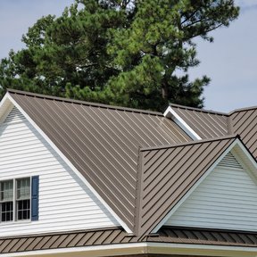 <div><h4>Medium Bronze Metal Roof</h4><p><b>Manufacturer:</b> 50 North Roofing Company</p><p><b>Location:</b> North Carolina, US</p><p><b>Style:</b> Vertical Panel/Standing Seam</p><p><b>Material:</b> Steel</p><p><b>Color:</b> Brown</p><p><a href="/gallery/image-detail/1265/" class="link-arrow text-uppercase theme-color--orange" data-toggle="modal" data-target="#detailModal_gallery_image_grid_lamlejqhdgHs">View More</a></p></div>